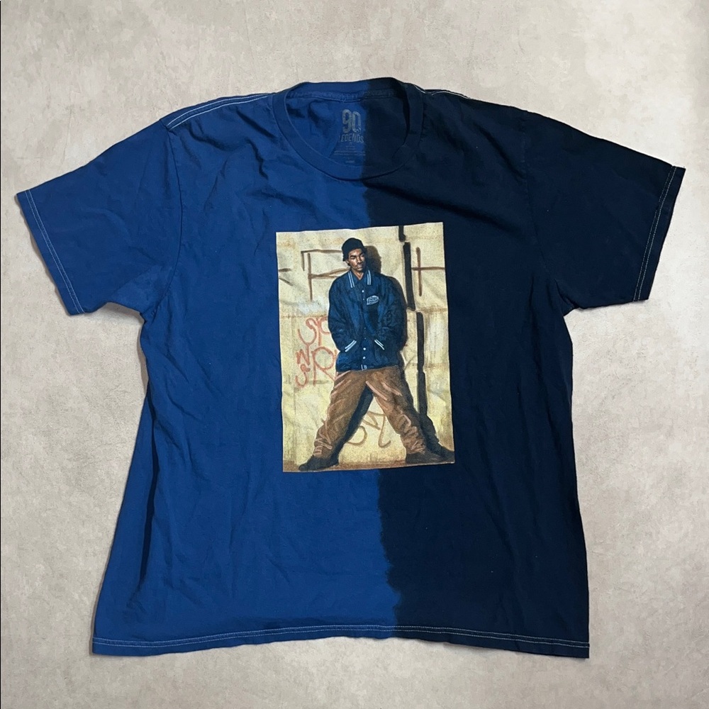 90s Legends Snoop Dog Hip Hop Rap T Split Ty Dye Shirt
